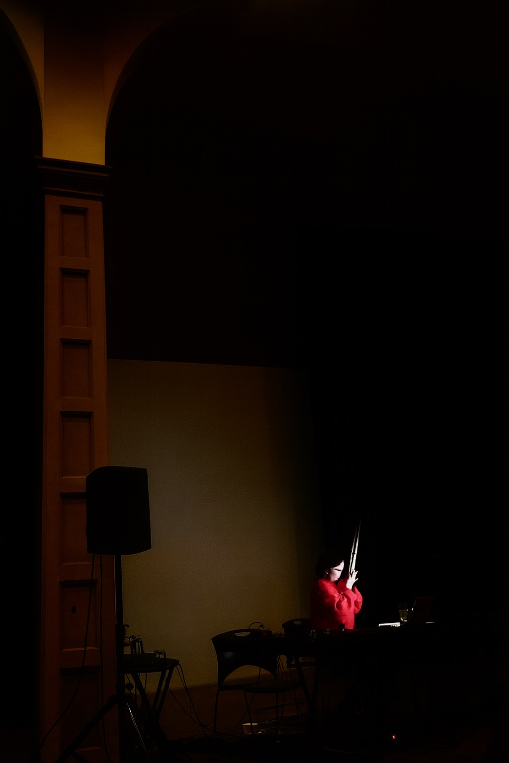 Michiko O in performance